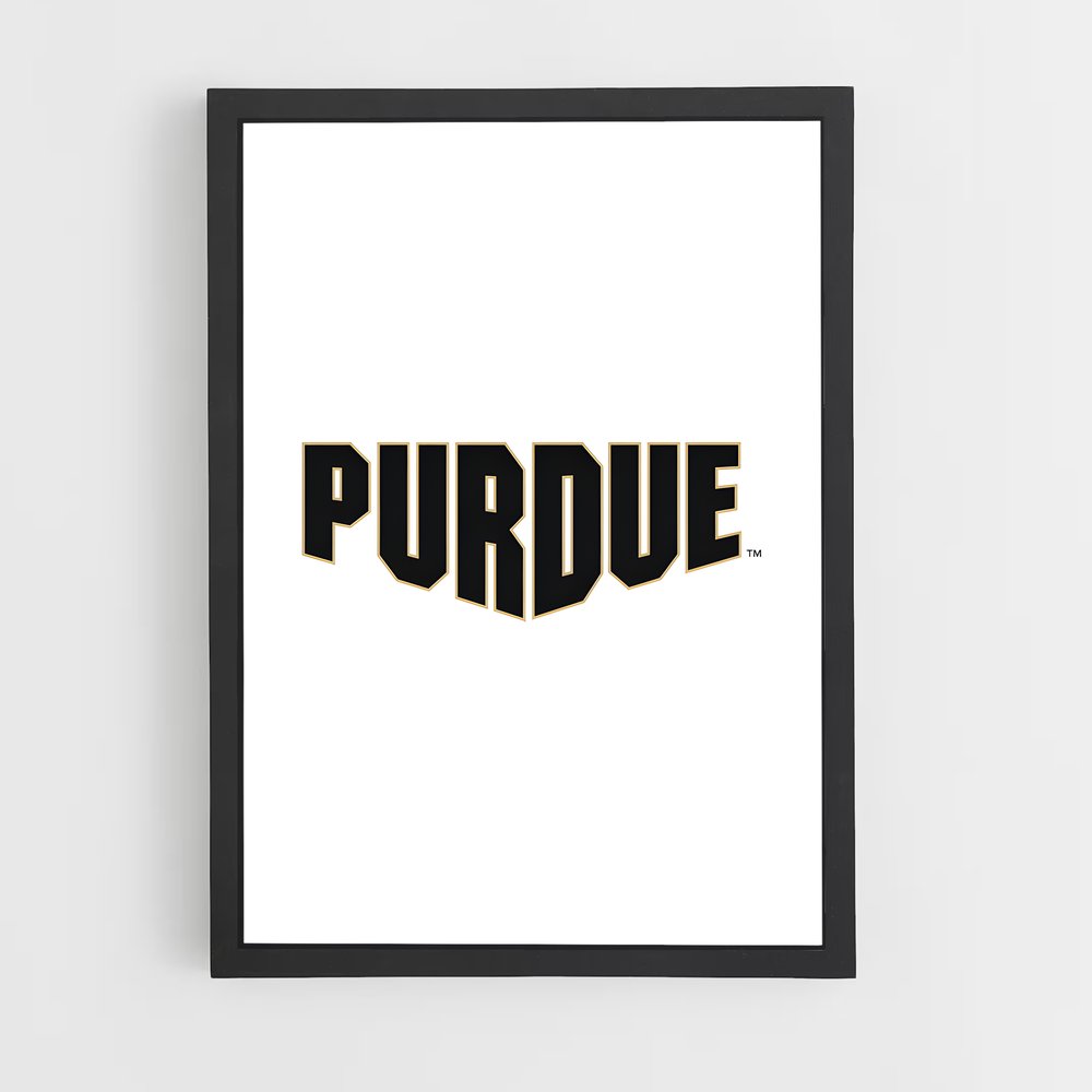 Poster Purdue de boilermakers – affiche Basketball (vue 2)